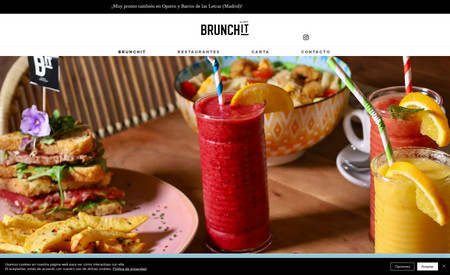 Brunchit : Rediseño de pagina web con implementación de distintos formularios, automatizaciones, email marketing y SEO.