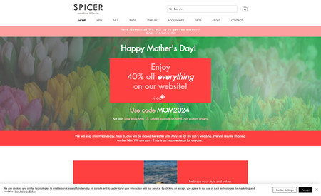 SpicerBags.com: And e-commerce site migrated from BigCommerce and dramatically improved for improved sales. Spicer is an eco-minded designer and manufacturer of bags, and accessories, made of materials like eco-friendly cork, organic fabrics, and non-PVC faux leathers.