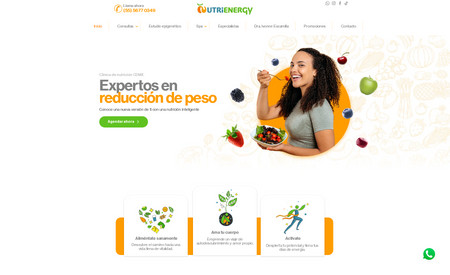 Nutrienergy: Branding + Diseño Web y UX + Diseño Creativo + Publicidad en Google Ads + Publicidad en Redes Sociales + Video + Fotografía.