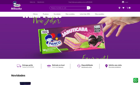 Distribuidora Mikuska: E-commerce desenvolvido para a Distribuidora Mikuska divulgar os produtos da Panco disponíveis em seu portfólio.