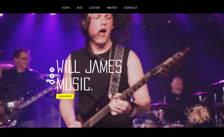 Will James Music: Will James Music's website was meticulously crafted and developed by our expert team. We focused on creating a visually appealing and user-friendly interface that aligns with the brand's musical identity. Through careful attention to detail, we integrated various functionalities such as audio samples, an event calendar, and a user-friendly booking system. To ensure that the website remains up-to-date and relevant, we take charge of managing all updates, ensuring that new releases, tour dates, and any other changes are promptly reflected on the site. Additionally, we employ effective Search Engine Optimization (SEO) strategies to enhance the website's visibility in search engine results. By conducting thorough keyword research, optimizing meta tags and descriptions, and implementing other SEO best practices, we aim to drive organic traffic and attract a wider audience to Will James Music's website. With our comprehensive approach to website development, updates, and SEO, we strive to create a strong online presence for Will James Music and support the growth of his music career.