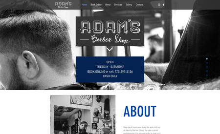 Adams Barber Shop: 