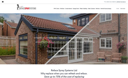 Reface Spray Systems: New website for an awesome client!