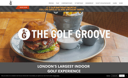 The Golf Groove: Custom booking solution