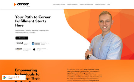 Career Protagonists: Our client had the knowledge and ambition to become a career coach, but was lacking quality content and a lackluster web design.   We took his F grade website into an A+ with this website redesign!