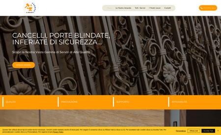 Fabbro Bersanetti: Realizzazione da 0 del sito web