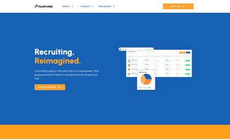 Fillmyjobs: Full Stack web design and development for a recruiting agency.