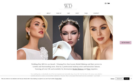 WeddingDayMua: Wix SEO UK partnered with Tamara at Wedding Day MUA to elevate her online visibility and excel in local searches. Our dedicated team worked closely with Tamara to develop a targeted keyword strategy, specifically tailored for their local market. By conducting extensive research, we identified relevant and high-performing keywords that resonated with their target audience. Through meticulous on-page optimization and localized content creation, we ensured that Wedding Day MUA's website ranked prominently in local search results. As a result, they experienced a significant surge in organic traffic from potential clients looking for wedding makeup services in their area. Wix SEO UK's expertise in optimizing keywords for local searches helped Wedding Day MUA achieve greater exposure and attract more qualified leads, ultimately driving their business success.