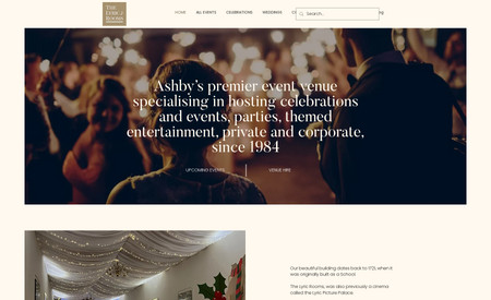 The Lyric Rooms: Brand Identity, Website Design and Build.