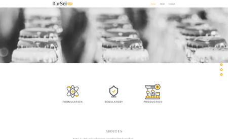 BarSci: As a new business owner, the request for this website is to create a landing page that he can utilize by sending clients to learn more about what he does.  Once we help the client establish his brand identity, the goal is to use the content we have to help him reach his ideal target audience. The client expresses wanting to have a design that has the look of a boutique service provider but is able to charge premium prices for quality service. The business is very new so there wasn&#39;t much to go on, in this type of design, imagery, and illustrated graphics play an important role. We were able to establish the client&#39;s vision by bringing in imagery that will speak to his ideal client while providing enough information for them to reach out and get to know his service. 