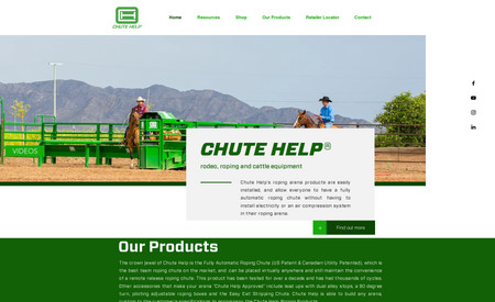 Chute Help, Inc. - Advanced Website: Professional Company Website with Blog and 5 - 10 pages of content