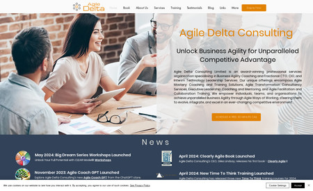 Agile Delta Consulting: A website geared toward helping individuals and organisations make sure they are truly leveraging Agile