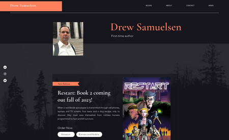 Drew Samuelsen: I have design this complete website including logo and all pages