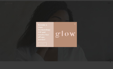 ​Glow Dermatology: Editor X