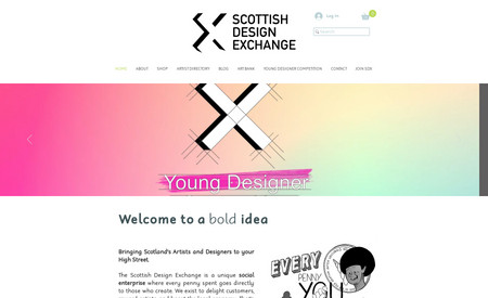 Scottish Design Exchange: eCommerce marketplace for artists and designers