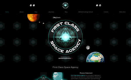 First Class Space: Web design