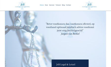 JvB Legal & Letsel: Complete design, huisstijl & Website