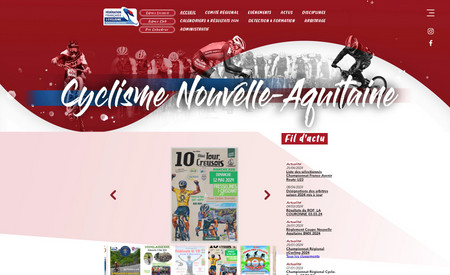 Cyclisme NA: développement web