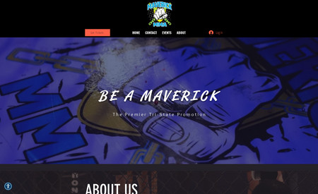 Maverick MMA: A website for a MMA Event organizer