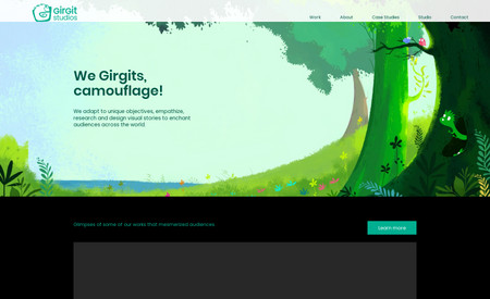 Animation Studio - Girgit Studios: Wix Studio Site - Responsive Design 
