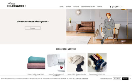 merci-hildegarde2: Création d'un site e-commerce