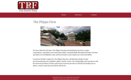 The Phipps Firm: Considered, "The Dean of Tax Law," Benjamin K. Phipps is a tax attorney located in Tallahassee, Florida.