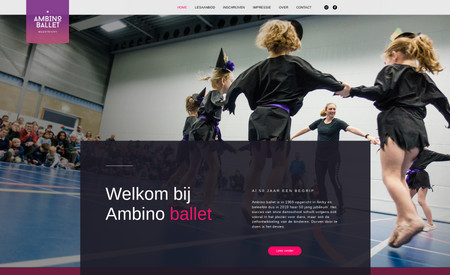 Ambino Ballet: Ambino Ballet is a danceschool for young kids that want to start out and learn ballet. The brand identity, messaging and visuals were created bespoke and implemented across all touchpoints. Their enrollments for their school surged and they now need to work with a waiting list for enrollments, to keep up with demand.