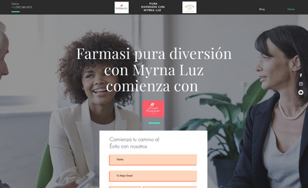Farmasi Pura Diversion con Myrna: MLMSEE2.0V Website design with OT7 Strategy