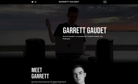 Garrett Gaudet: Website design, rebranding and copywriting. 