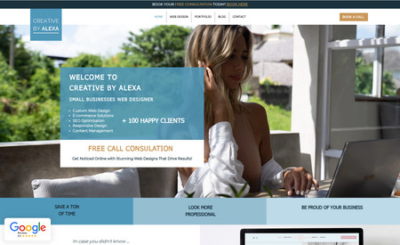 Creative By Alexa: My own personal &amp;amp;quot;web designer&amp;amp;quot; website
