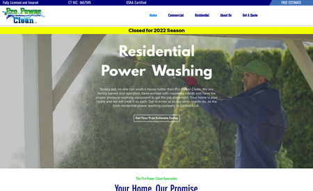 Pro Power Clean: Pro Power Clean is a power washing company based out of Coventry, Connecticut.