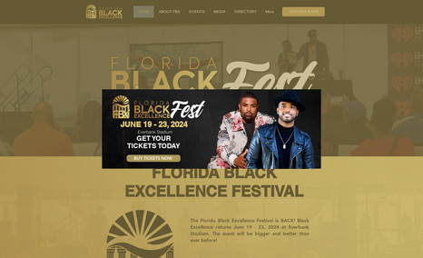 Florida Black Expo Web Design