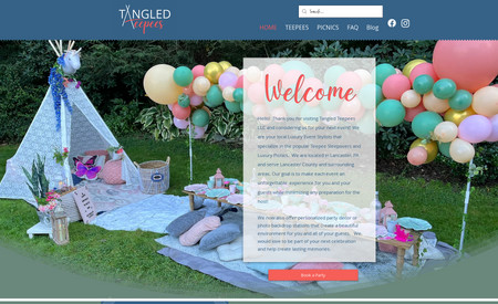 Tangled Teepees: New Website