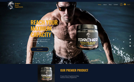 dragonsblood: E-Commerce site selling Muscle Building Supplements