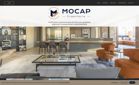 Mocap Engenharia: Utilização de modelo wix para reconstrução web a partir do kit de marca do cliente!