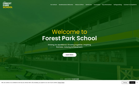 Forest Park School: Forest Park School, led by Martin Grey and Jackie Reynolds, has its home next door to the Digital Edge headquarters. With a pre-existing connection to individuals within Digital Edge, collaboration was established from the outset. 

Making use of the capabilities of Editor X, we created a high-quality website tailored to the school's unique needs, providing robust back-end development to support administrative tasks.

As a brand-new facility, dedicated to supporting children with Special Educational Needs from ages 11 to 18 in Newton Aycliffe, Forest Park School began its digital journey with the guidance and support of Digital Edge. 

Our team worked closely with Jackie and her team to navigate the intricacies of establishing an online presence for the school, ensuring every aspect reflected its mission and values.

In using Editor X, the highest quality platform available at the time, we provided Forest Park School with a website that not only meets but exceeds industry standards. We were able to provide a website to a high level with back-end development that supports the schools administration. 

While Editor X has since been succeeded by Studio, our commitment to delivering top digital solutions remains, ensuring that Forest Park School's online presence continues to evolve and thrive alongside its mission to support students with Special Educational Needs.
