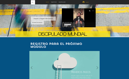 Discipulado Mundial: Full Website and brand design. Content management.