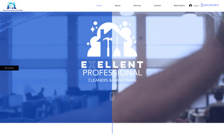Classic Website: 
I had the opportunity to design both the logo and website for a reputable cleaning company. The website incorporates a user-friendly booking feature, ensuring a streamlined and efficient service experience.