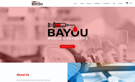 Bayou Mobile Diagnostics: Website Development
Logo Design
Branding 