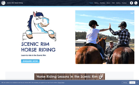 Scenic Rim Riding: Designed and built website.  Written copy and some photography.