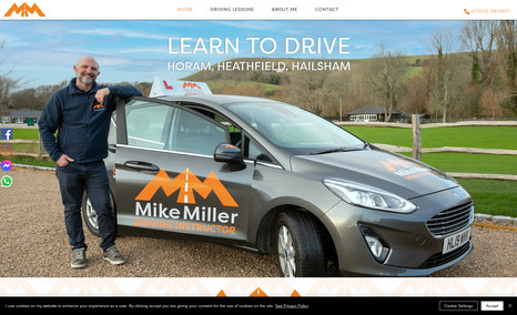 Mike Miller New website for Driving Instructor in East Sussex