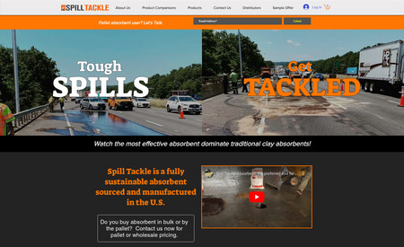 Spill Tackle : We created an e-commerce site for this national brand that would handle high-volume orders  and integrate with shipping and warehousing solutions.
