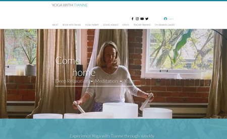 Yoga Tianne: Yoga Trainer, Bookings, Services, Custom Code