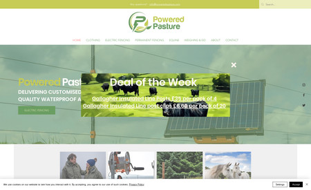 Powered Pasture: An online store selling innovative farming products.