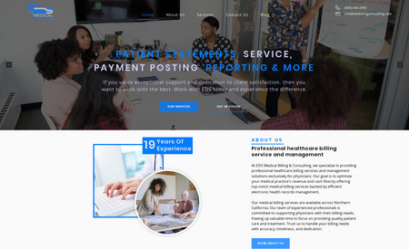 EDS Medical Billing: New Website design and new content.
Logo design