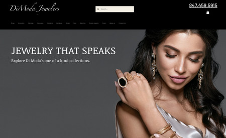 DiModa: This website is online store, featuring numerous collections of fine jewelry.