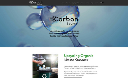 Carbon Source: Web design for Carbon Source