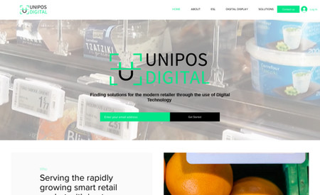 Unipos: Loved doing this website with custom graphics and animation's.