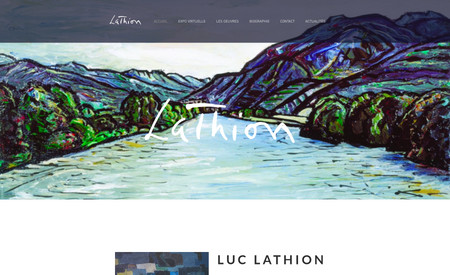 LUC LATHION: Projet pour présenter un hommage à l'oeuvre du peintre Luc Lathion
Project to pay tribute to the work of the painter Luc Lathion.
