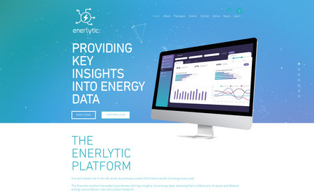 Enerlytic: An exciting new SAAS business based in the UK needed a modern and aesthetic website to promote its services. Here&amp;#39;s what we came up with!